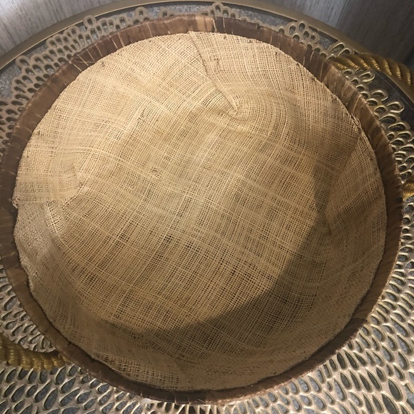 Boho Vintage 70s Flower Wicker Basket - Picture 4 of 4